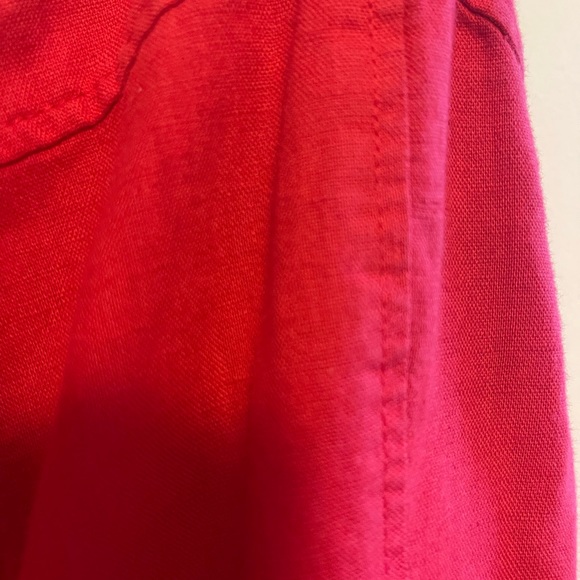 Zara mini red dress linen - Picture 4 of 6